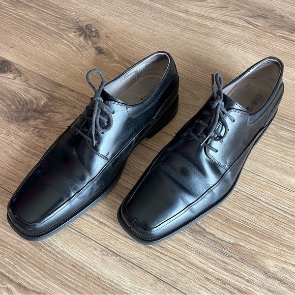 Florsheim Bio Comfort Men Size 10D Black Leather Oxford Shoes Model # 14051-001 - Picture 2 of 16